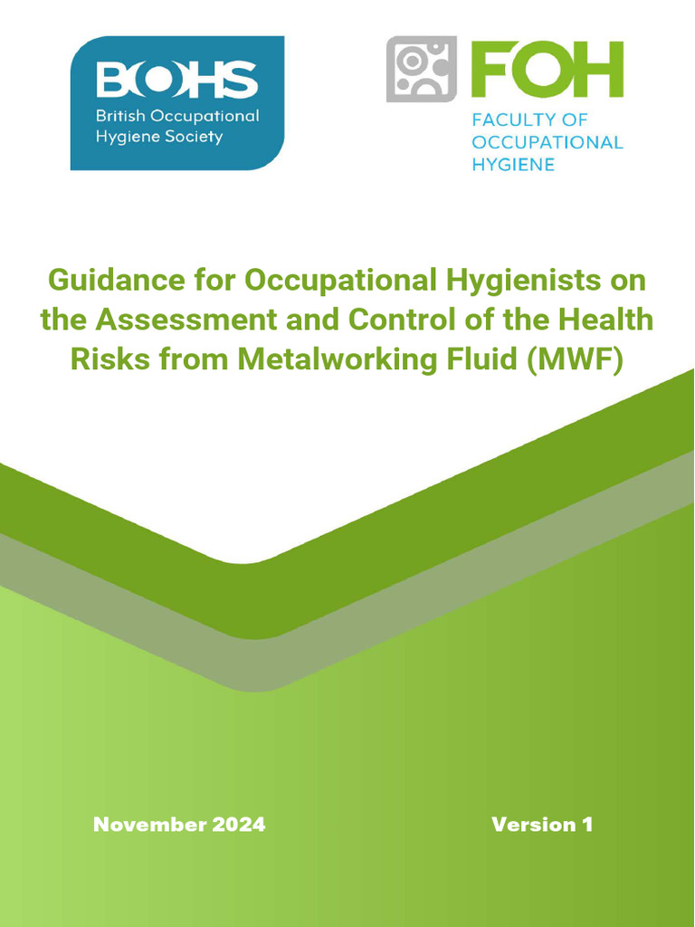 Guidance For Occupational Hygienists On The Assessment and Control of ...