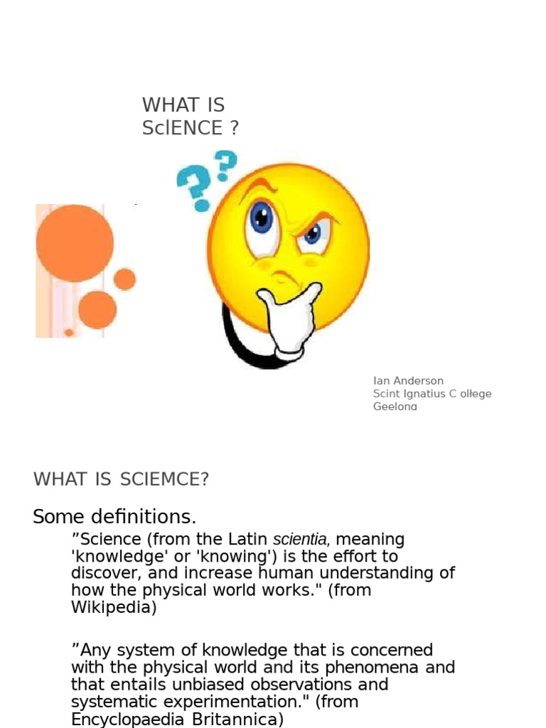 Understanding Science Basics | PDF | Science | Experiment