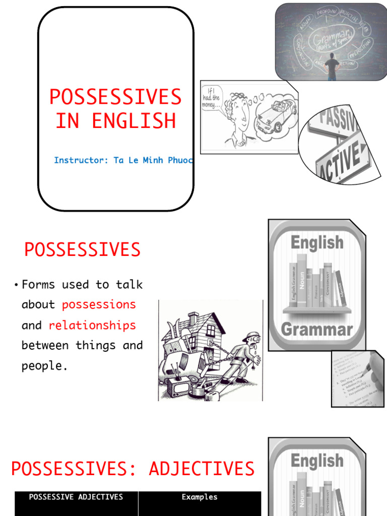 Possessives in English | PDF | Noun | Grammatical Number