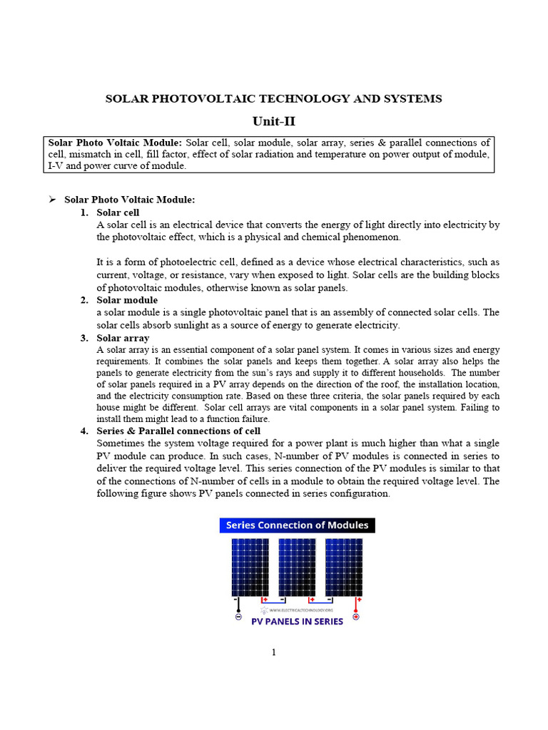 Understanding Solar Cell Components | PDF | Photovoltaics | Solar Panel