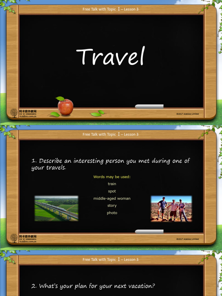Travel Discussion Topics and Tips | PDF