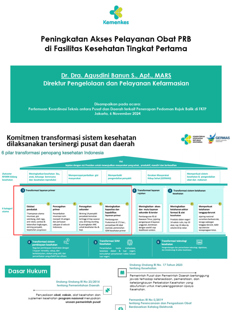 Pelayanan Obat Kronis dalam PRB | PDF