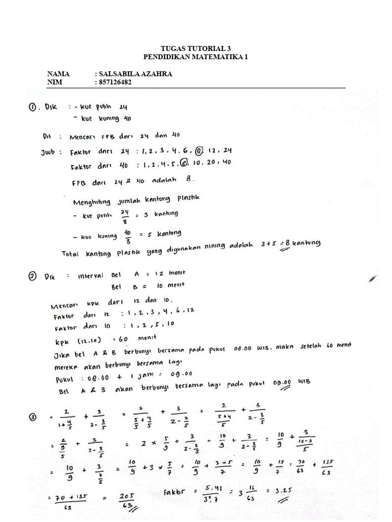 Tugas Tutorial 3 | PDF