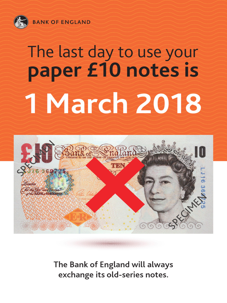 Paper Ten Pound Withdrawal | PDF