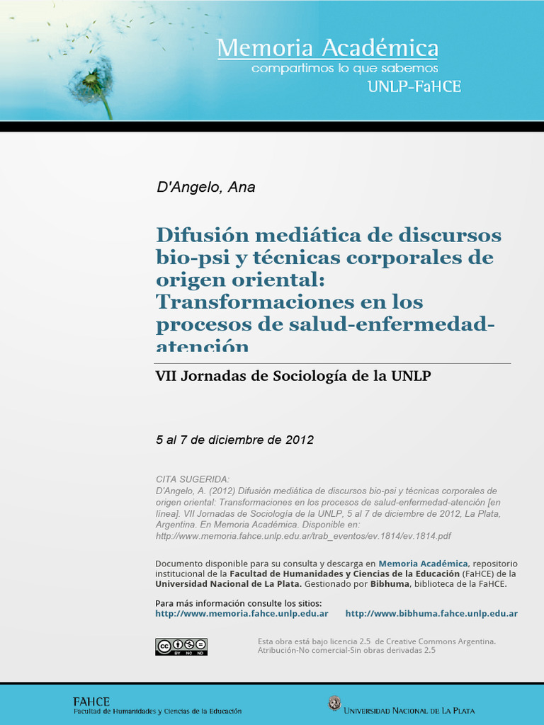 Medios y salud: discursos bio-psi en Argentina | PDF | Depresión ...
