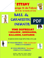 Carnestoltes Infantil