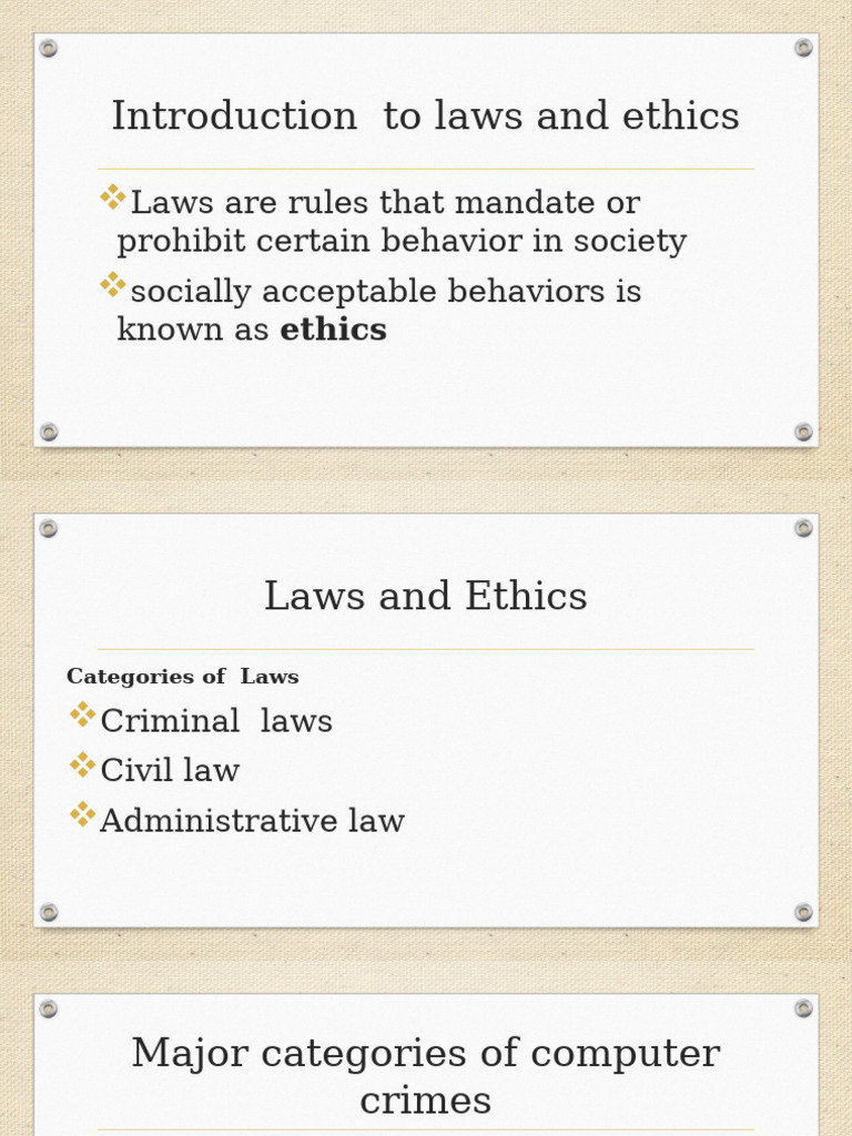 Laws and Ethics in Digital Forensics | PDF | Computer Security | Security