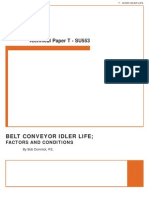 Belt Conveyor Idler Life