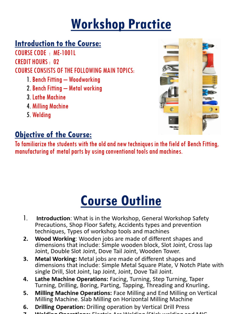 1 - Introcution To Workshop and Safety | PDF | Welding | Construction
