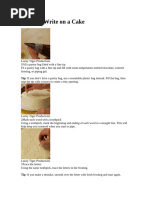 Birthday Cake Paper Craft Instructions | PDF