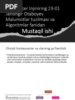 Jojalar talvasaga tushishadi