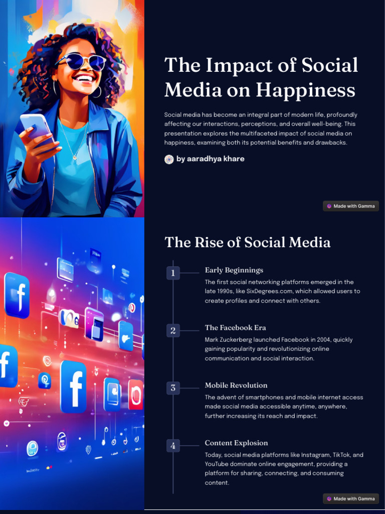 The Impact of Social Media On Happiness | PDF | Social Media | Popular ...