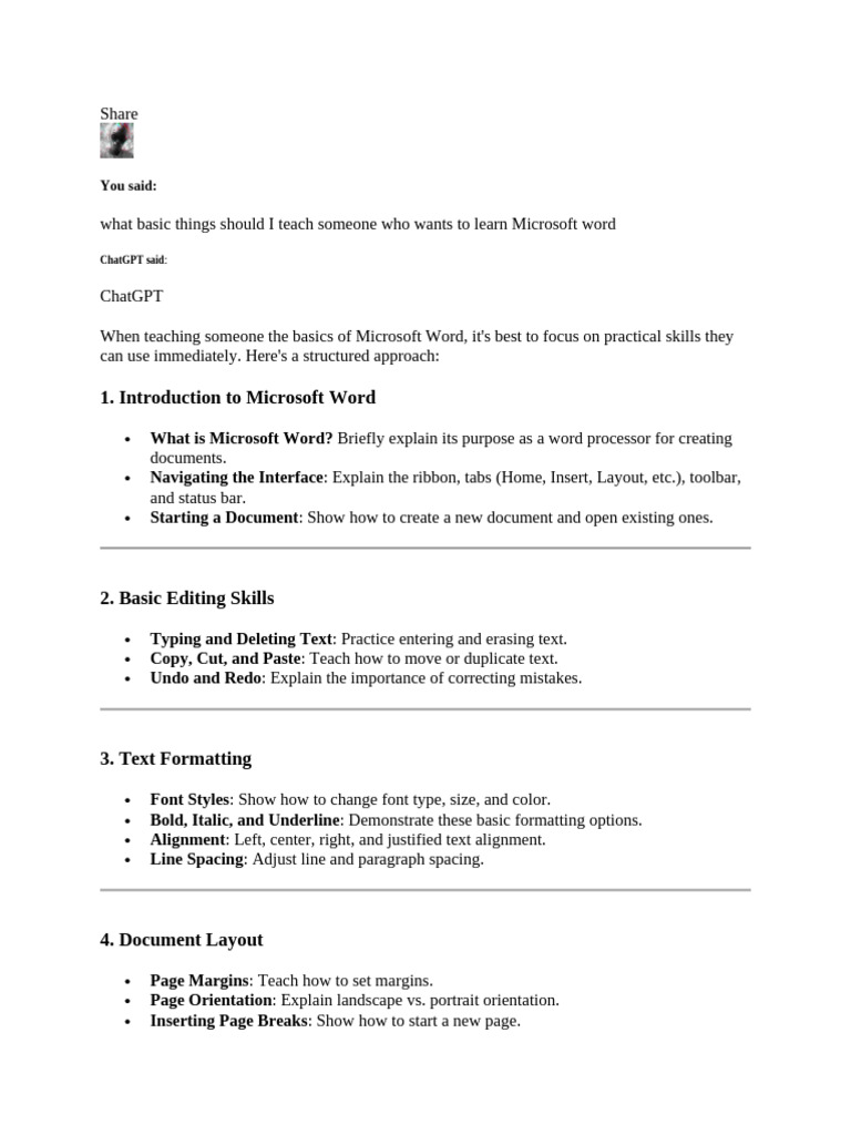 Microsoft Word Basics Training Guide | PDF | Microsoft Word | Page Layout