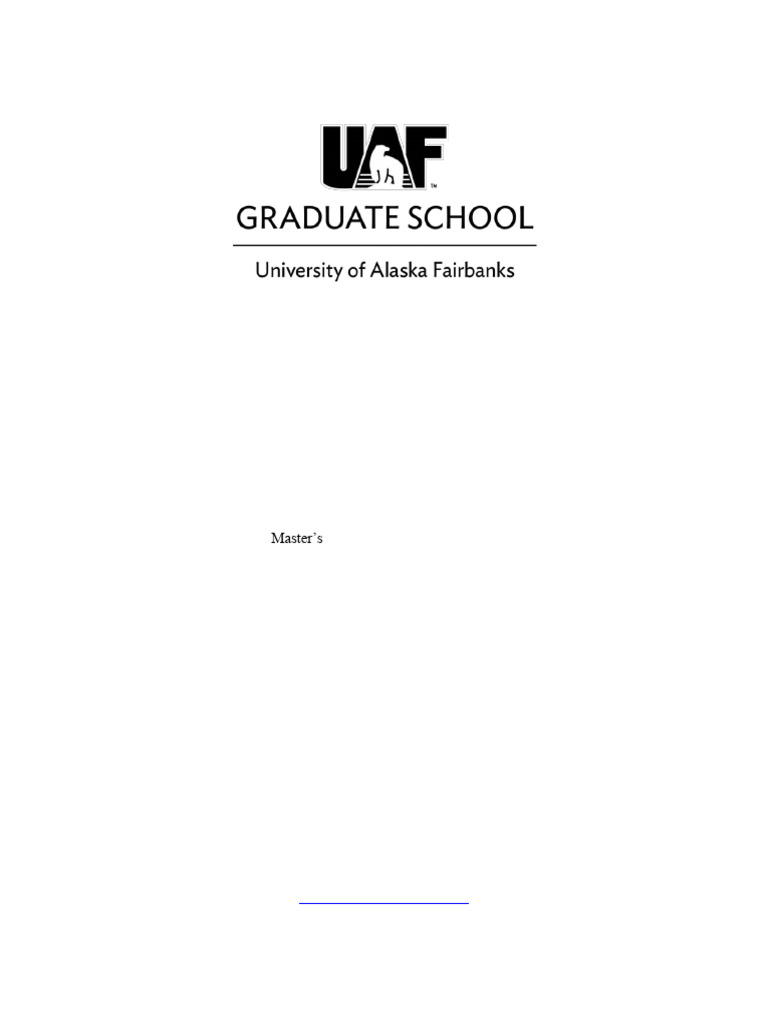 UAF Thesis Formatting Guide 2023 | PDF | Thesis | Discrimination