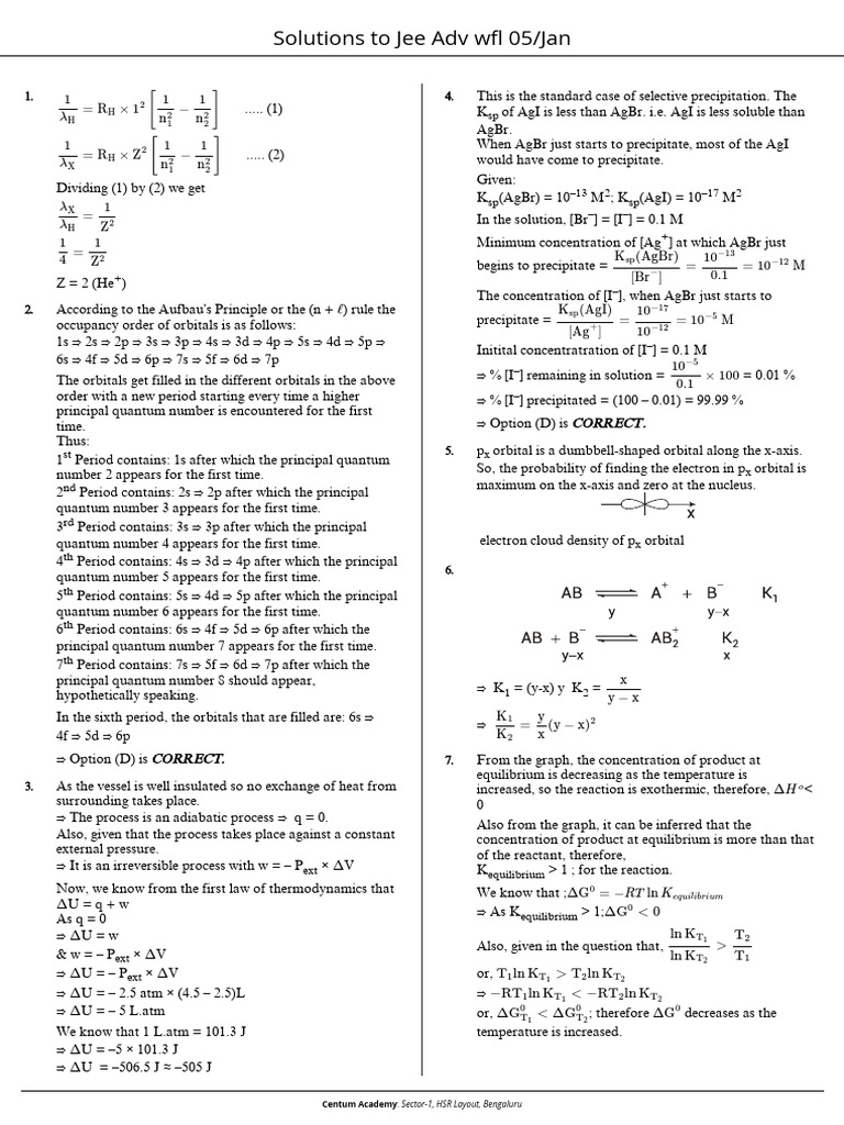 Chemistry Concepts and Calculations Guide | PDF | Atomic Orbital | Physics