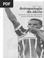 Antropologia do Óbvio - notas em torno do significado social do futebol brasileiro - Roberto DaMatta - Revista USP - n. 22 - jun-ago 2004