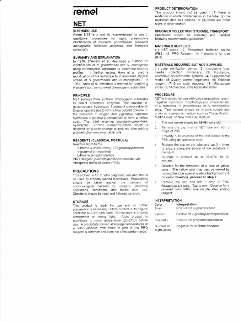 NET Insert | PDF