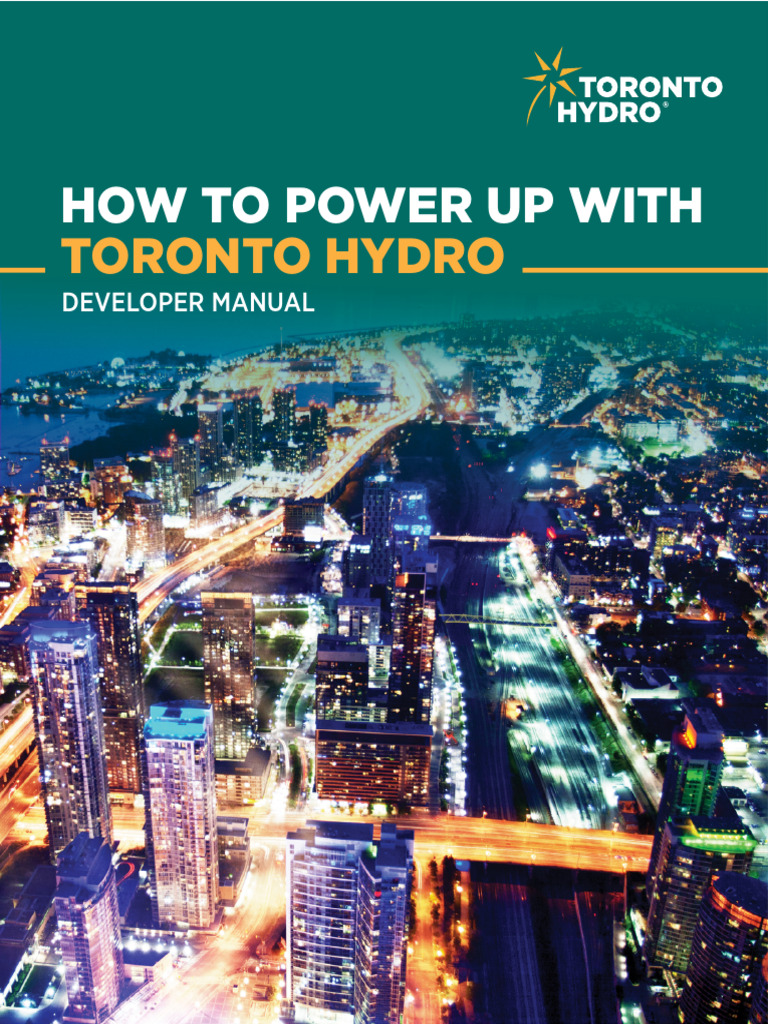 Toronto Hydro Developer Connection Guide | PDF | Electric Power ...