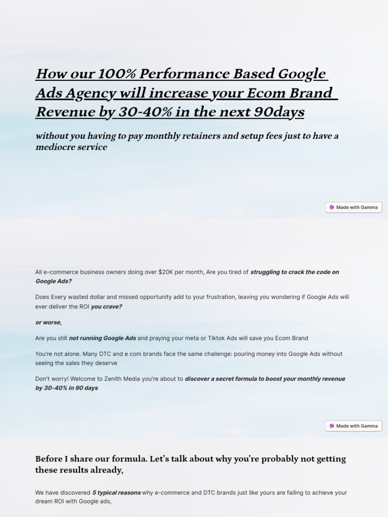 Boost Ecom Revenue 30-40% with Google Ads | PDF | Brand | Business