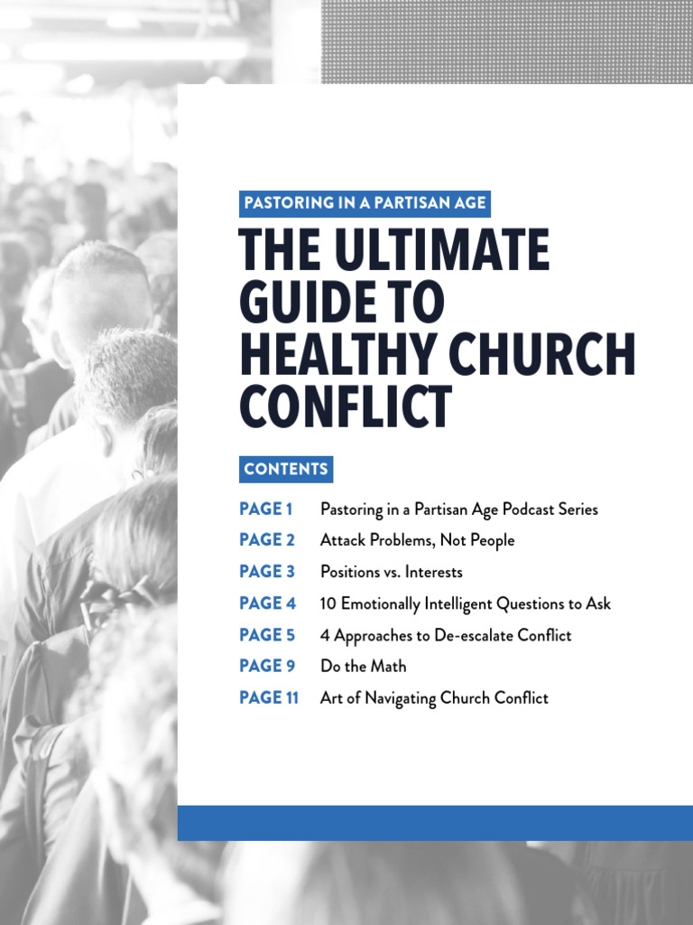 Ultimate Guide To Healthy Church Conflict by Carey Nieuwhof | PDF | Empathy