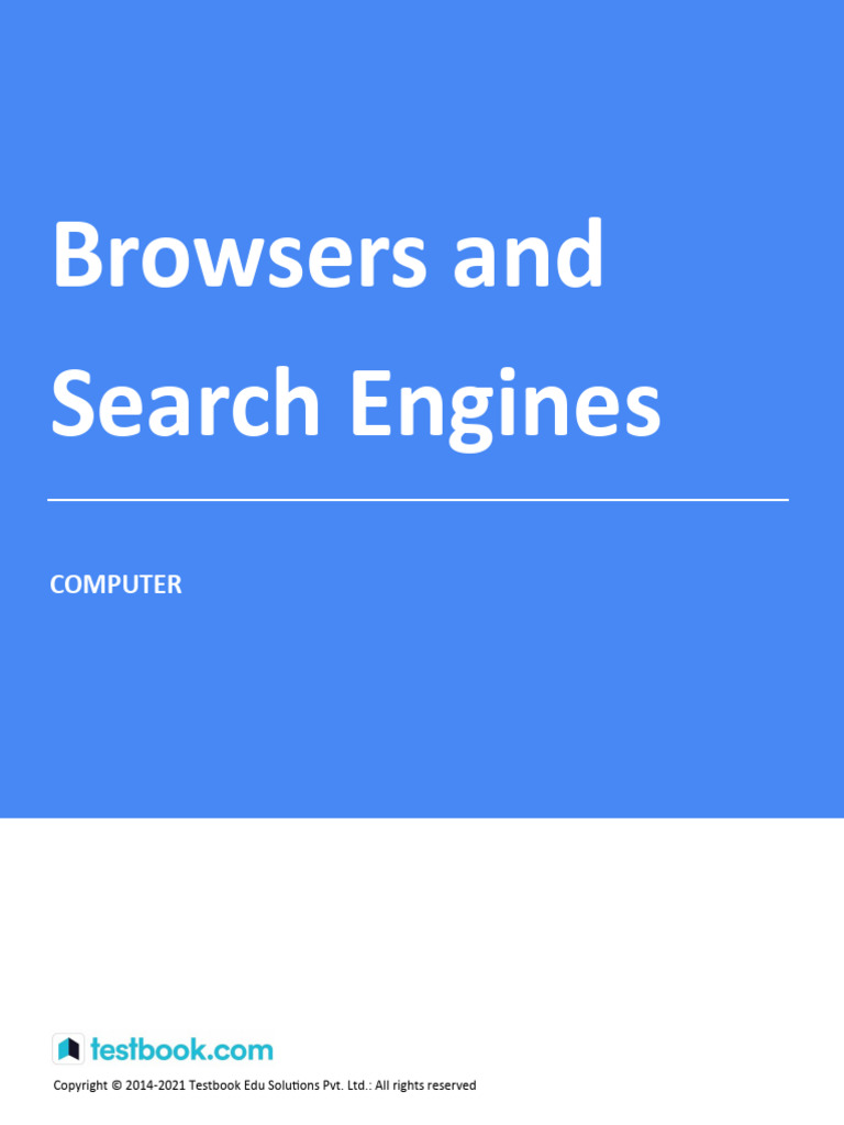 Overview of Web Browsers and Search Engines | PDF | World Wide Web ...