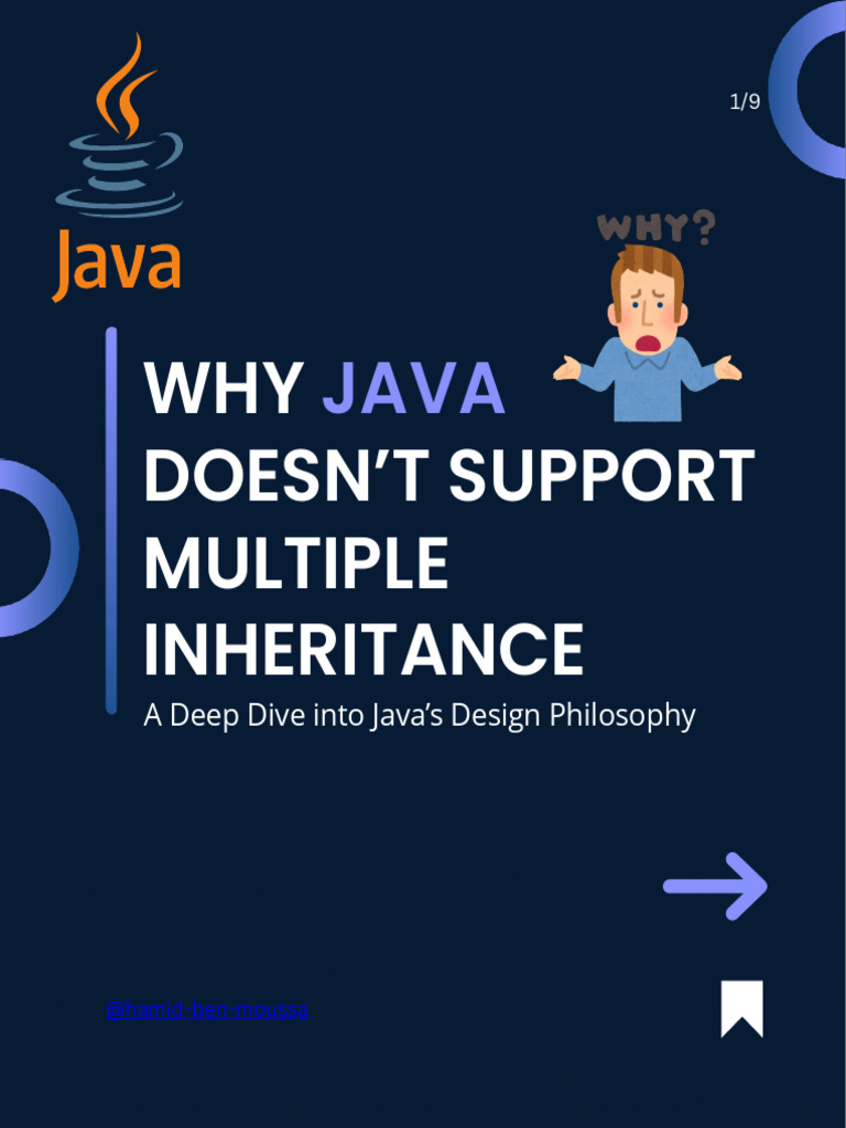Why Java Doesn’t Support Multiple Inheritance | PDF | Inheritance ...