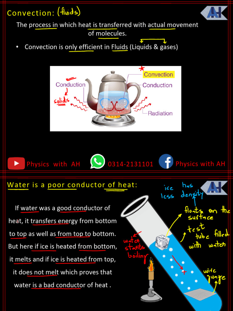 Transfer of Thermal Energy (Lecture 2) | PDF | Convection | Heat