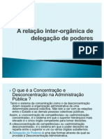 A Relação Inter-Orgânica de