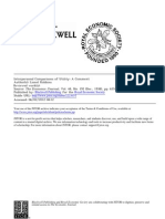 Interpersonal Comparison of Utility - Robbins