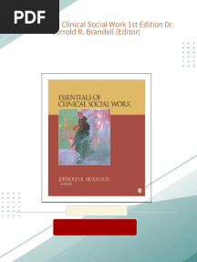 Complete Download Essentials of Clinical Social Work 1st Edition Dr. Jerrold R. Brandell (Editor) PDF All Chapters