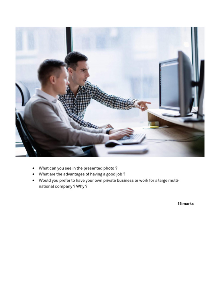 Job Preferences and Advantages Analysis | PDF