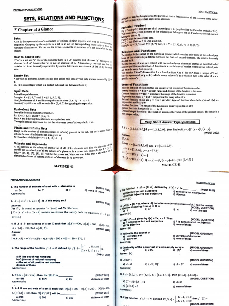 Discrtrete Maths Part 1 | PDF