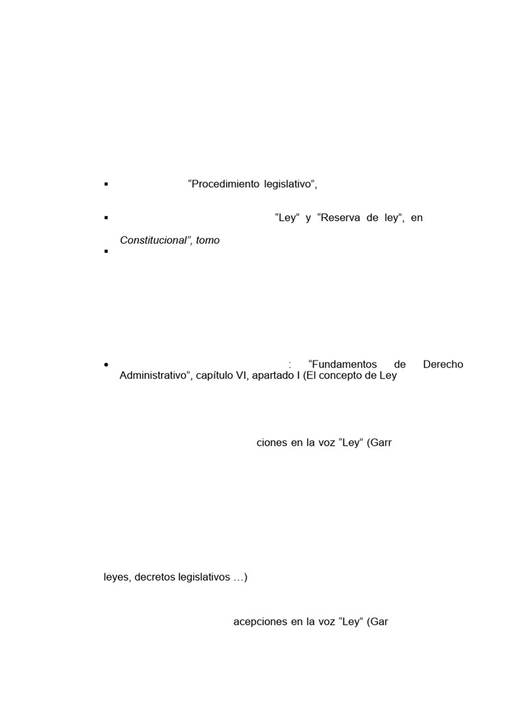 Conceptos Clave de la Ley en Derecho Constitucional | PDF | Regulación ...