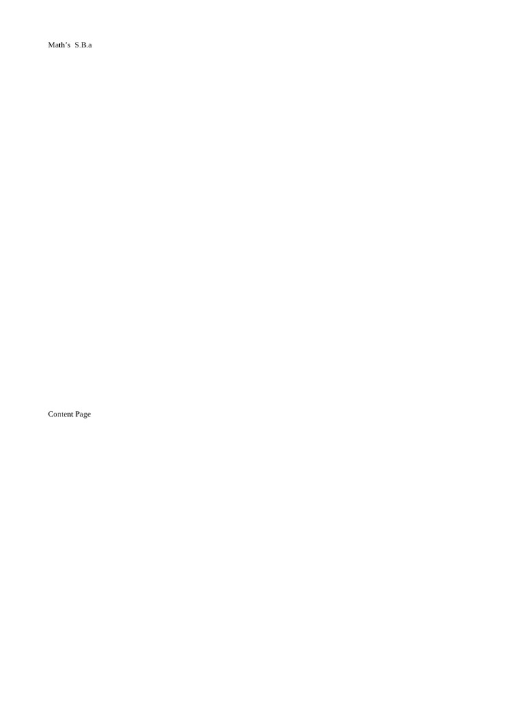 Maths sba 2 pdf agriculture