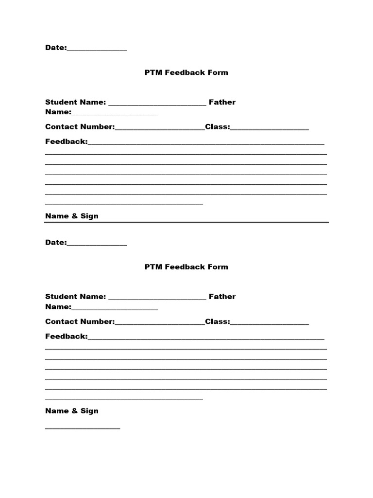 Feedback | PDF