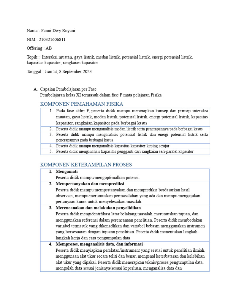 Cp Tp Atp Kurikulum Merdeka Pdf