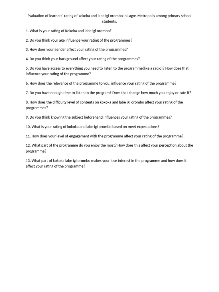 Approved FGD Guide | PDF