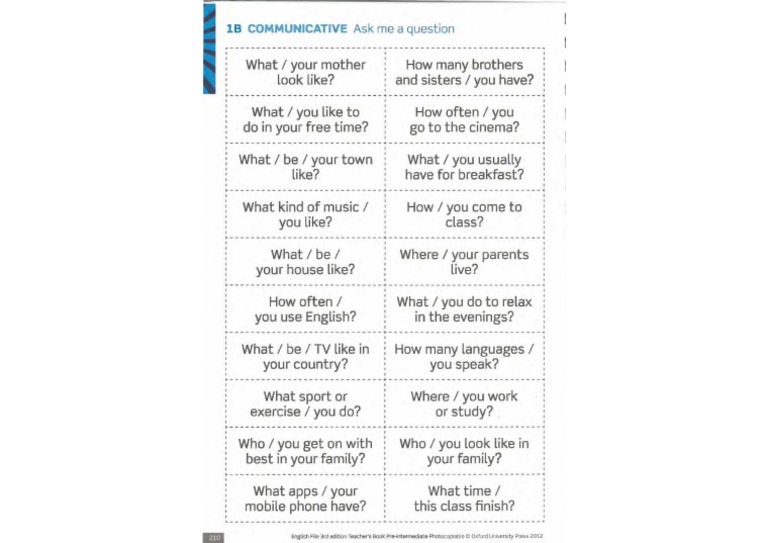 Ask Me A Question | PDF