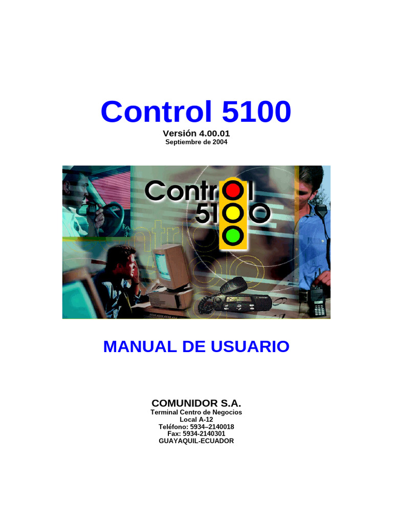 Manual de Usuario Control 5100 | PDF | Programa de computadora ...