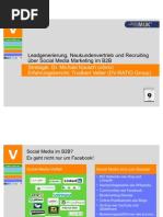 Leadgenerierung, Neukundenvertrieb und Recruiting über Social Media Marketing im B2B 