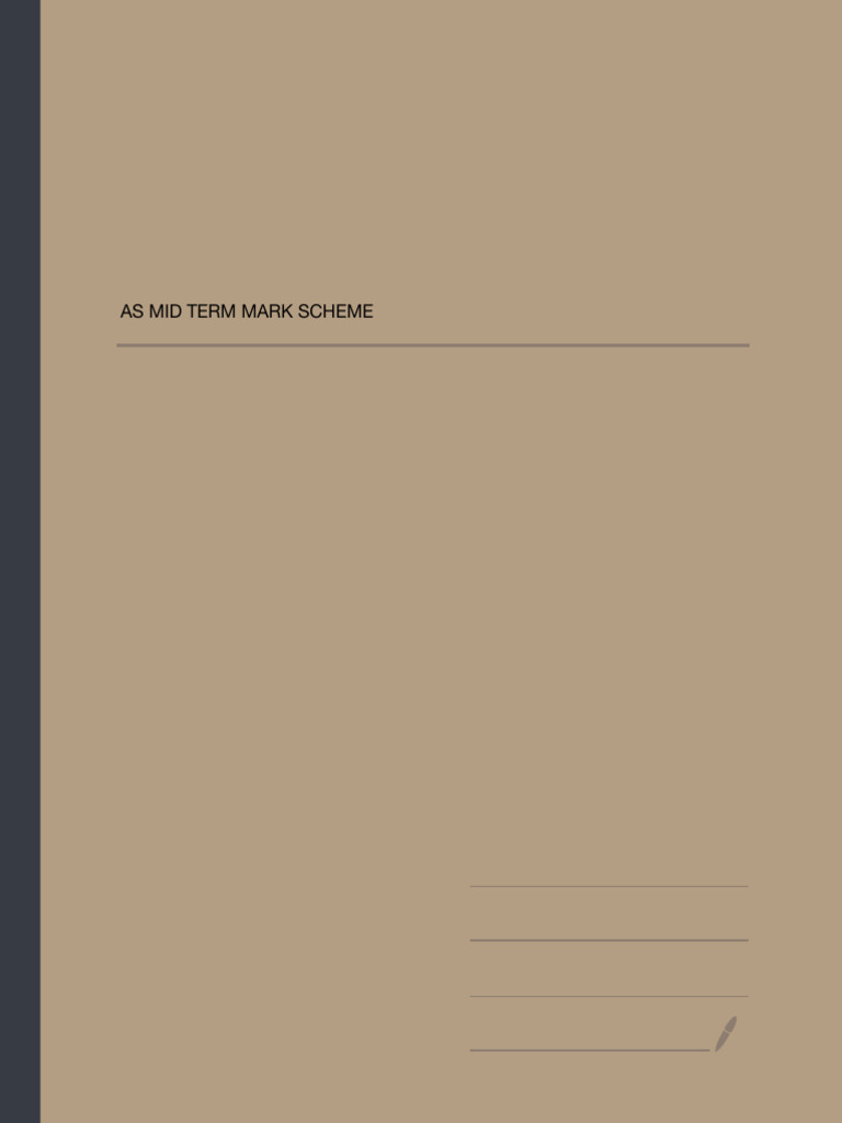 As Mark Scheme Sir Rohail | PDF