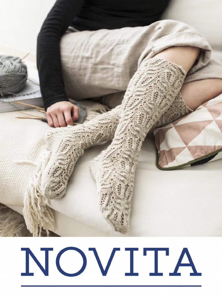 Advanced Lace Stocking Pattern | PDF | Knitting Needle | Knitting