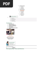 O o o O: PIA Engineering - Areas and Services