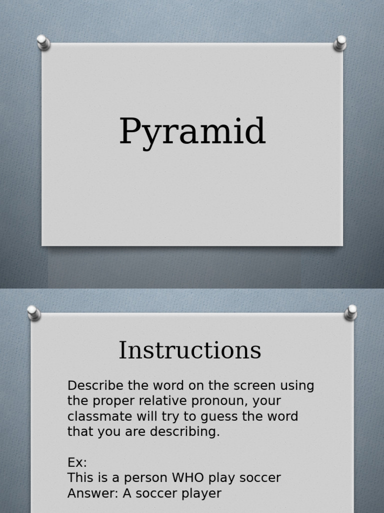 Guessing Game Descriptions Guide | PDF