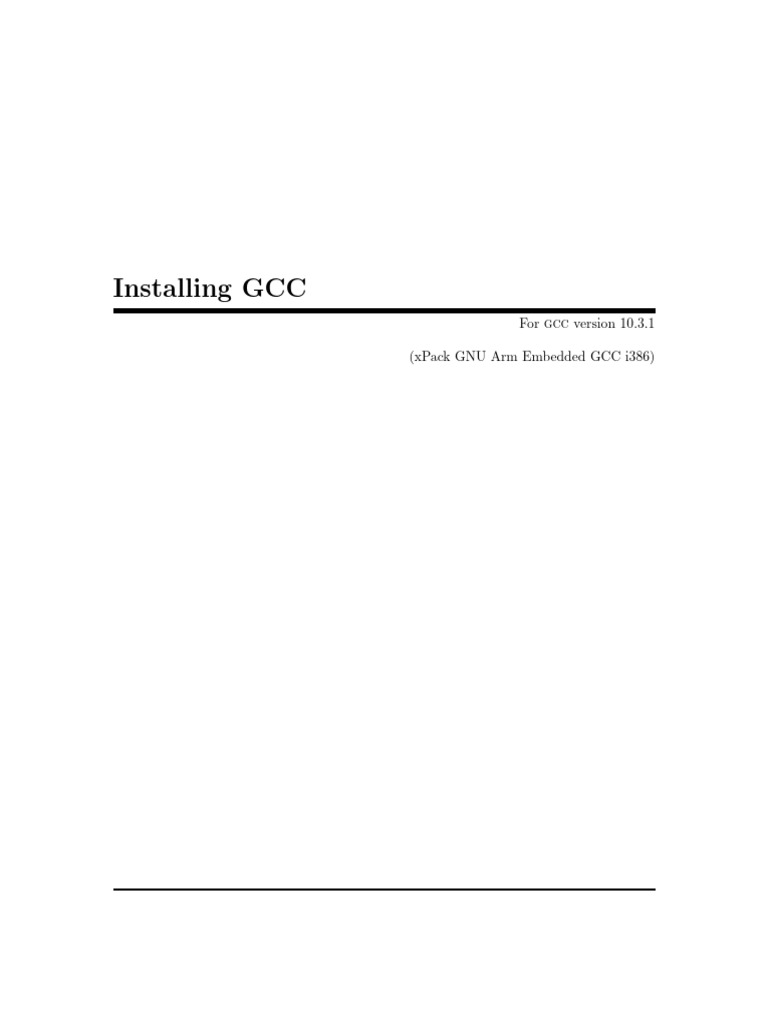 Gccinstall | PDF | Free Software | Gnu