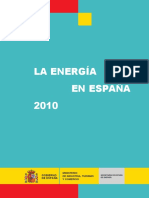 Balance Energético España 2010