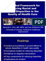 Reducing Racial and Ethnic Disparities in Health Care Quality