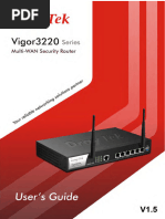 Routeur Draytek Vigor 2710 ADSL2+ VPN 4 Ports - Modem WiFi USB Partage Imprimante