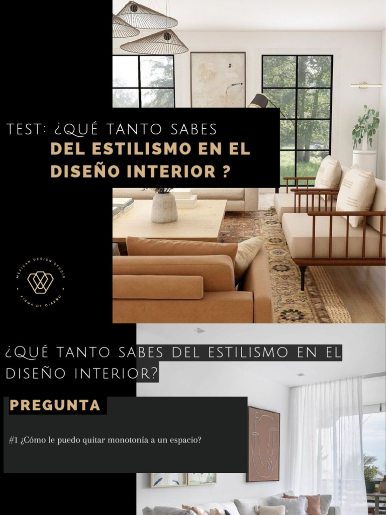 TEST Diplomado Principios Del Diseño Interior | PDF | Simetría | Percepción
