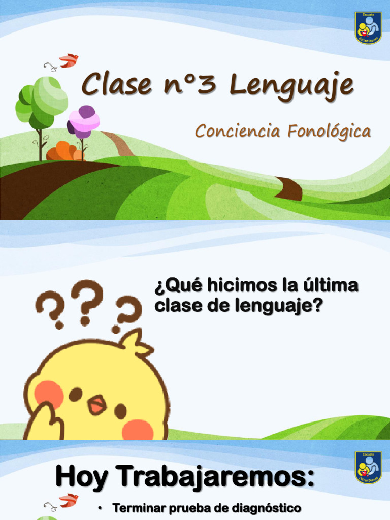 Conciencia Fonológica en Clase de Lenguaje | PDF